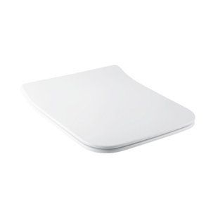 Сиденье для унитаза Qtap (Crow) с микролифтом Slim QT0599SC2170W, Белый