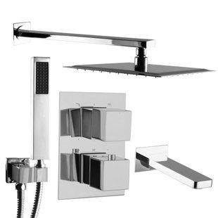 Душова система прихованого монтажу Topaz Odiss To 08117-L03-Termostat Smart box, Хром