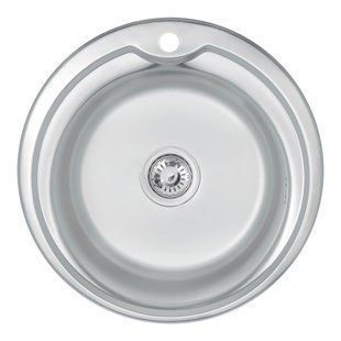 Кухонная мойка Lidz 510-D 0,6 мм Satin (LIDZ510D06SAT), Satin