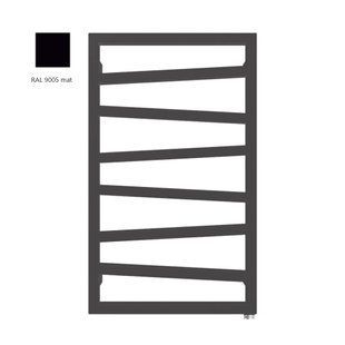 Рушникосушка електрична Terma 835x500 Zigzag WLZIG083050K9M5E8TS1D, Черный матовый