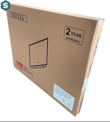 Зеркало Dusel DE-M3021 75x120, Белый