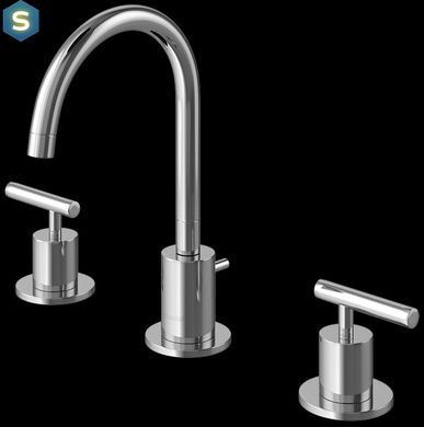 Змішувач для умивальника Kohlman Roxin chrome QB200R, Хром