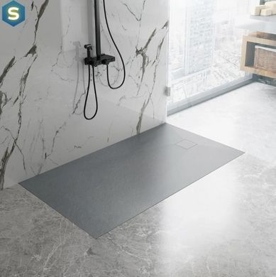 Душевой поддон Rea Magnum 80x100 grey REA-K4107, Каппучино