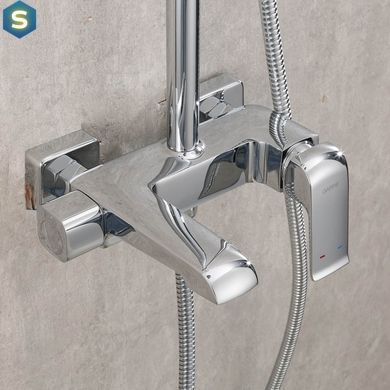 Душевая система Gappo G2450-8, излив - переключатель на лейку, 3-функции, Хром