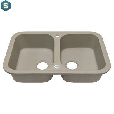 Кухонна мийка Adamant Twins 765x470x190 Sand сахара 298223, Sand