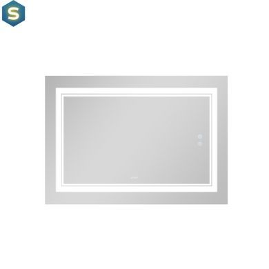 Зеркало Qtap Cardinal 1200х800 с LED-подсветкой Touch, с антизапотеванием, с диммером температуры цвета (3000-6500K) QT0478C12080