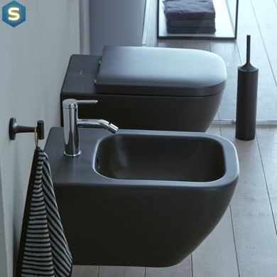 Унітаз підвісний Duravit Happy D.2 2222098900 чорний матовий