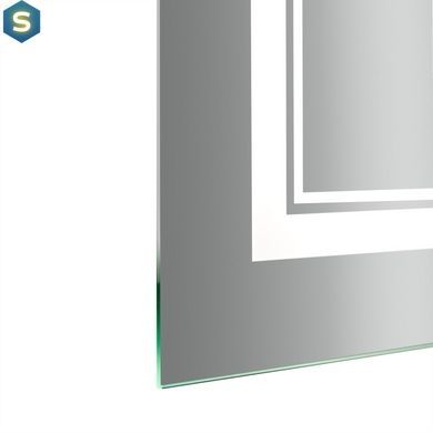 Зеркало Qtap Cardinal 1200х800 с LED-подсветкой Touch, с антизапотеванием, с диммером температуры цвета (3000-6500K) QT0478C12080