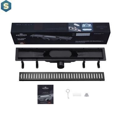 Трап лінійний Kroner KRP Harz SCH60 Sektion Schwarz CV029588