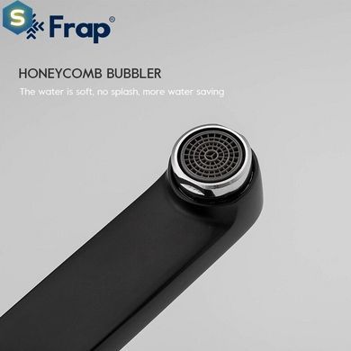 Душова система Frap F2449-6, поворотний вилив - перемикач на лійку, 3 режими, чорний/хром, Черный матовый