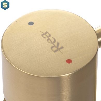 Змішувач для умивальника Rea Tess L.gold mat золотий високий REA-B5660, Золотий