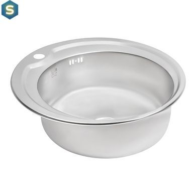 Кухонная мойка Lidz 510-D 0,6 мм Satin (LIDZ510D06SAT), Satin