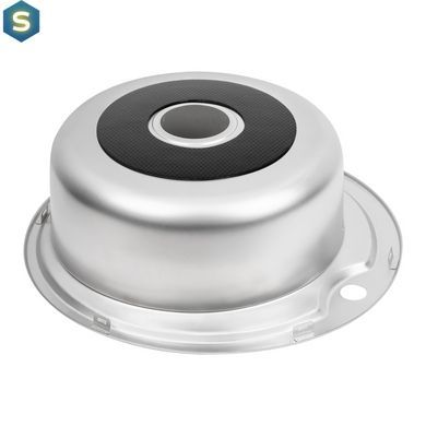 Кухонная мойка Lidz 510-D 0,6 мм Satin (LIDZ510D06SAT), Satin