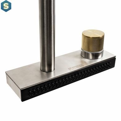 Смеситель для кухни с выдвижным изливом Platinum Водопад ZS84 brushed нержавеющая сталь, Нержавеющая сталь