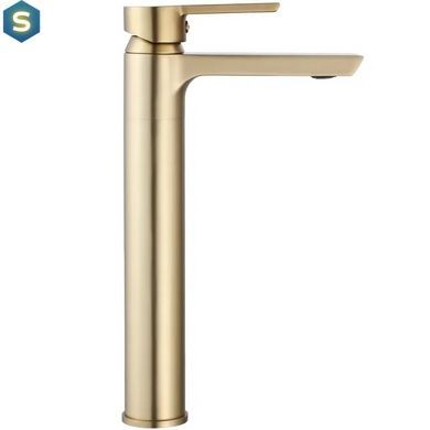 Змішувач для умивальника Rea Argus brushed gold високий REA-B6412, Золотий