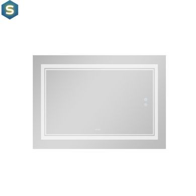 Зеркало Qtap Cardinal 1200х800 с LED-подсветкой Touch, с антизапотеванием, с диммером температуры цвета (3000-6500K) QT0478C12080