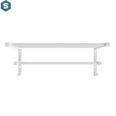 Полка для полотенец с настенным креплением HF Sheffield 520x256 3.0.1201.13.WM, Белый матовый