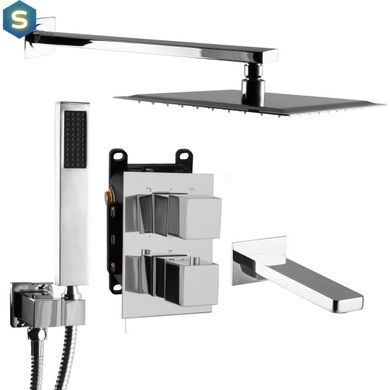 Душевая система скрытого монтажа Topaz Odiss To 08117-L03-Termostat Smart box, Хром