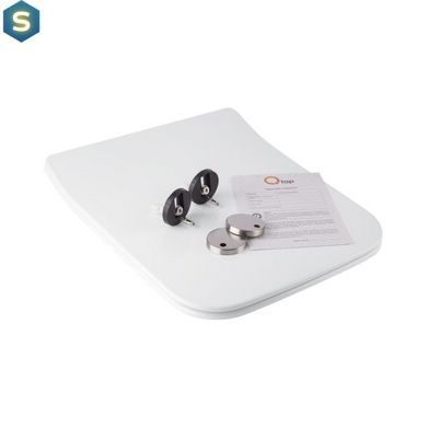 Сидіння для унітаза Qtap (Crow) з мікроліфтом Slim QT0599SC2170W, Білий