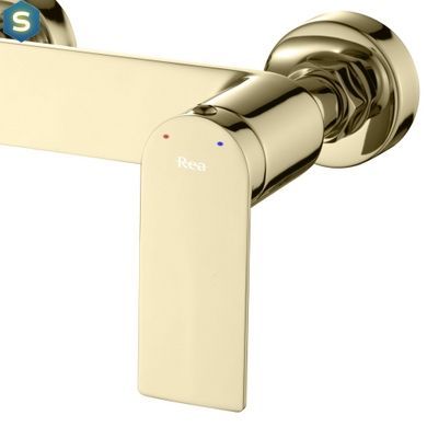 Смеситель для душа Rea Storm настенный gold REA-B9984, Золотой
