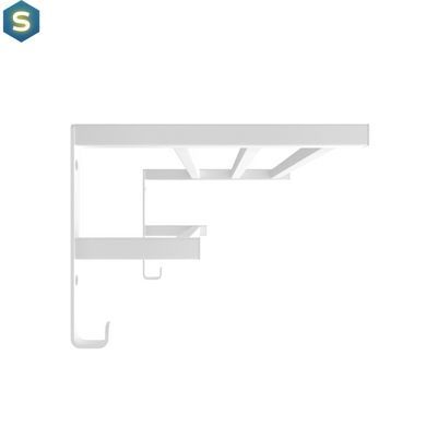 Полка для полотенец с настенным креплением HF Sheffield 520x256 3.0.1201.13.WM, Белый матовый