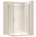 Душова кабіна Rea Montana 140x100 brashed gold KPL-K2521, Золотий, Універсальна, прозорий, золотий