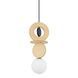 Подвесной светильник Nowodvorski 11173 Drops Wood A G9 1x12W IP20 Beige