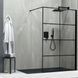 Душевая система скрытого монтажа Paffoni Shower на 2 потребителя с верхним душем 200x200 мм black matt KITEL015NO/M, Черный матовый