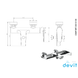Смеситель для ванны Devit Comfort 33313130 хром, Хром