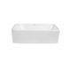 Умывальник Qtap Tern накладной прямоугольный 475х370х140 мм White + донный клапан PU02, Белый