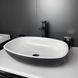 Умывальник Adamant Amarant black/white glossy 75305, Черный/золото