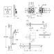 Душова система прихованого монтажу Grohe QuickFix SmartControl UA202801C3, Хром
