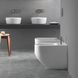 Унитаз напольный приставной Hatria Next Rimless Y3AY01, Белый