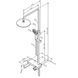Душова система ShowerSpot Am.Pm Like black matt F0780722, Черный матовый