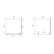 Душевая кабина Primera Frame SHRC56906 90х90 см, стекло прозрачное, Хром, прозрачный, хром
