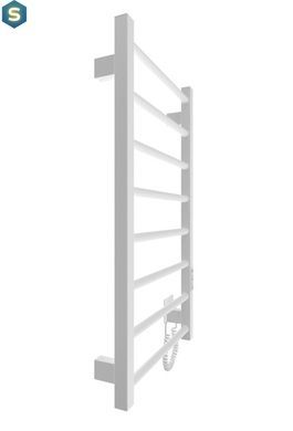 Електрична рушникосушарка HF Leeds 770x430 white matte 6.1.0801.06.WM, Белый матовый, універсальне (конектор), Електронний