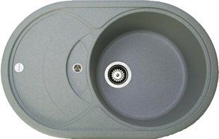 Кухонная мойка Adamant Shell 770x495x200 светло-серый 248223, Каппучино