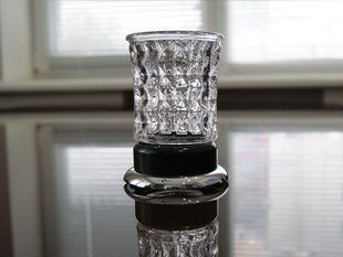 Склянка для зубних щіток Kugu Versace Freestand 250C&B, Чорний/золото