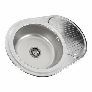 Кухонная мойка из нержавеющей стали Valeso 7750 сатин (0,8/180 мм), R, Satin