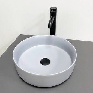 Умывальник VBI Prato light grey matt накладний VBI-011413, Каппучино