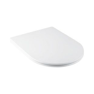 Сиденье для унитаза Qtap (Swan, Jay) с микролифтом Slim QT1699SC5176W, Белый