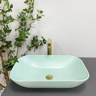 Умивальник (раковина) VBI AVEZZANO GREEN MATT накладний, Зелений