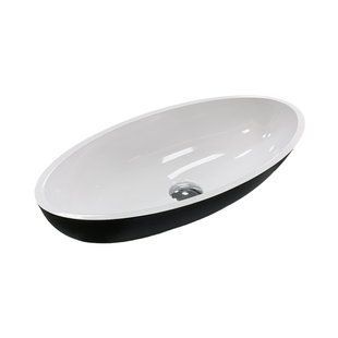 Умывальник Adamant Andere New black/white glossy 100003856, Черный/золото