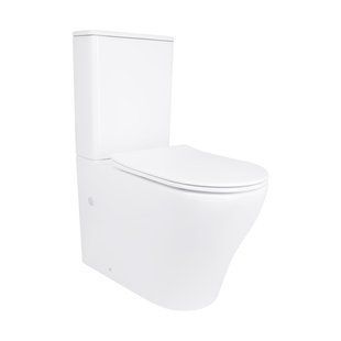 Унитаз напольный Qtap Virgo Ultra Quiet безободковый с сиденьем Soft-Close White QT18226092AW, Белый
