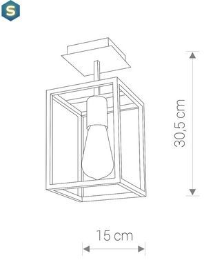 Люстра Nowodvorski 9045 Crate E27 1x60W IP20 Bl