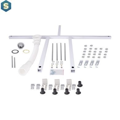 Душова кабіна Latwa SC90x90.SAT.MID.FR полукругла, скло Frost 4 мм + Душовий піддон KAPIELKA ST90x90x26, з панеллю Lidz, Хром матовий, Універсальна, хром матовий, глубокий (более 20 см)