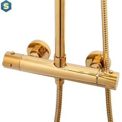 Душова система Yoka Oman 25 Therm L.gold BP.OMAN25-THERM-GLD, Золотий