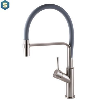 Смеситель для кухни Globus Lux Denver Flex GDF-32-08-02, Каппучино