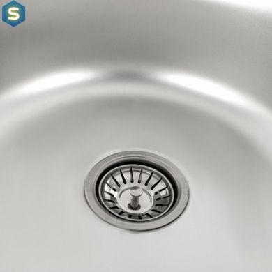 Кухонная мойка из нержавеющей стали Valeso 7750 сатин (0,8/180 мм), R, Satin