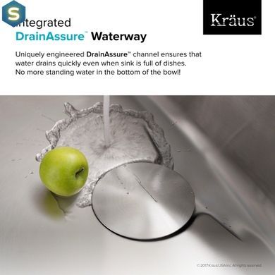 Кухонна мийка Kraus Dex KD1UD33B